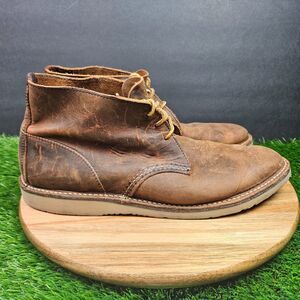 Red Wing Heritage Weekender Brown Leather Chukka Boots Men’s 10 D USA